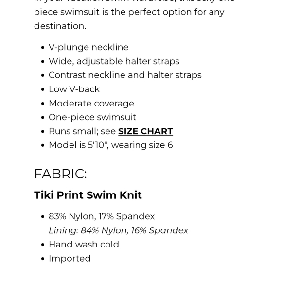 Trina Turk Size 12 Tiki Plunge V Neck Vibrant One Piece Swimsuit Halter Floral - Picture 8 of 14